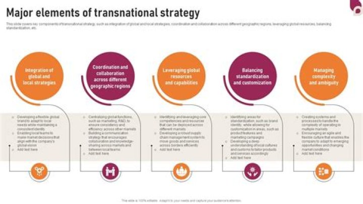 What is transnational strategy example?