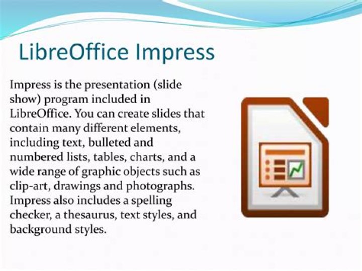 What is workspace in LibreOffice Impress?