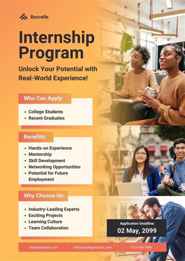 What kind of internships can high schoolers do?