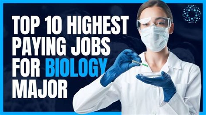 What kind of jobs can you get with a human biology degree?