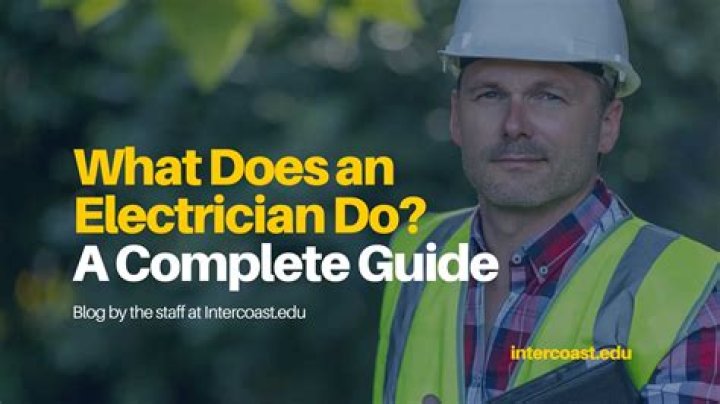 What kind of work do commercial electricians do?