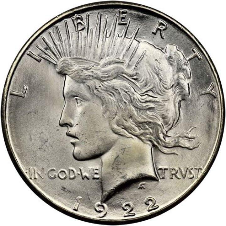 What makes a 1922 silver dollar valuable?
