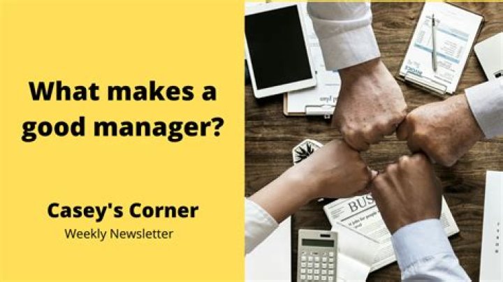 What makes good manager?