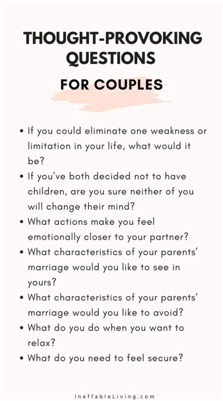 What questions are asked in couples counseling?