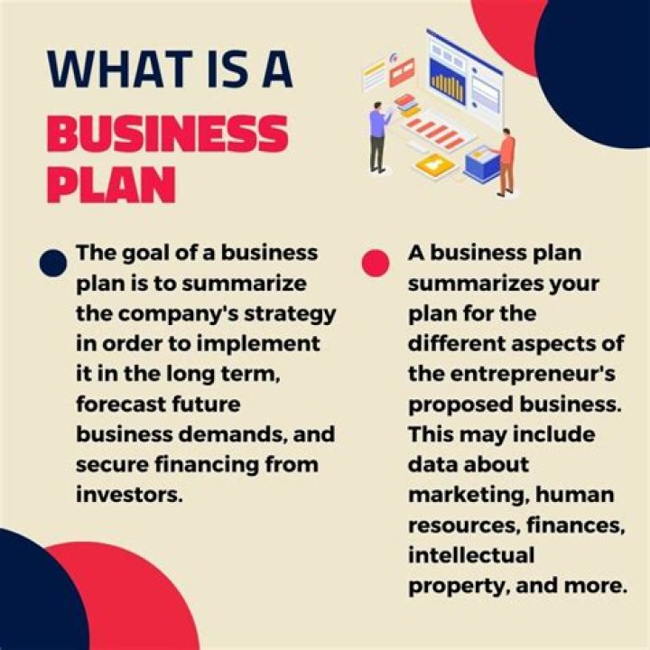 What should appear first in a business plan?