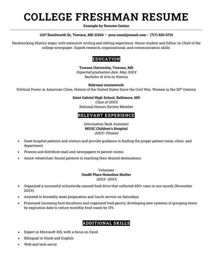 What should I be doing as a freshman in college?