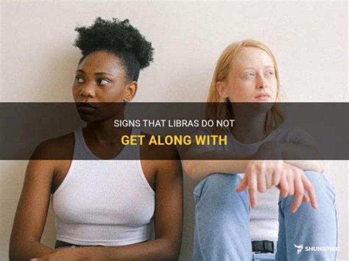 What signs do Libras not get along with?