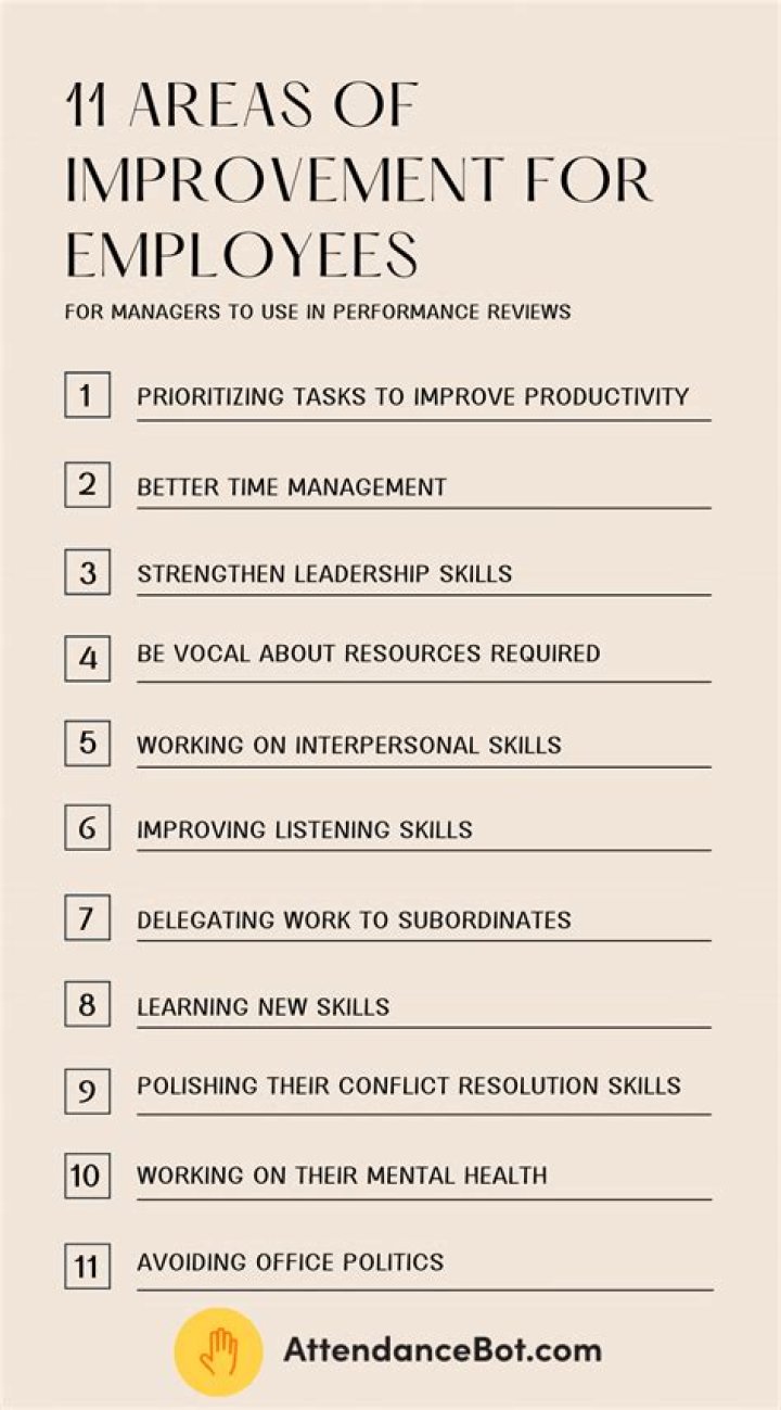 What suggestions do you have for improvement?