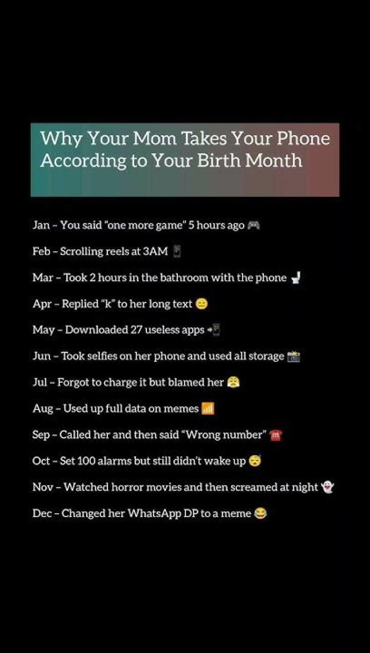 What to do when your mom takes your phone?