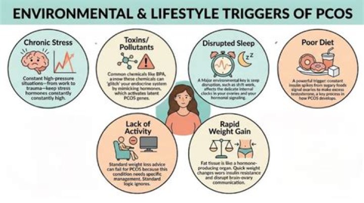 What triggers PCOS?