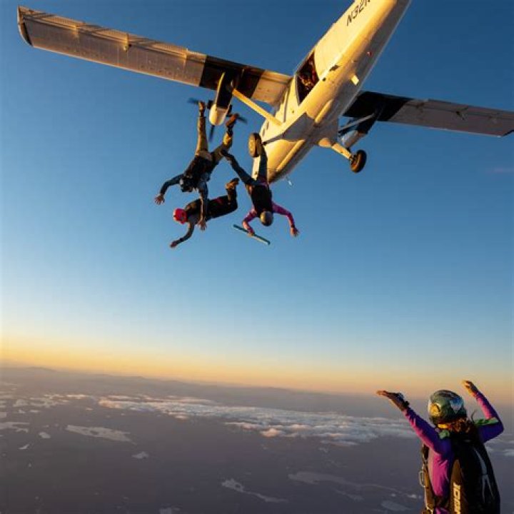 What type of people go skydiving?