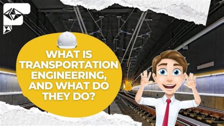 What type of work do transportation engineers do?