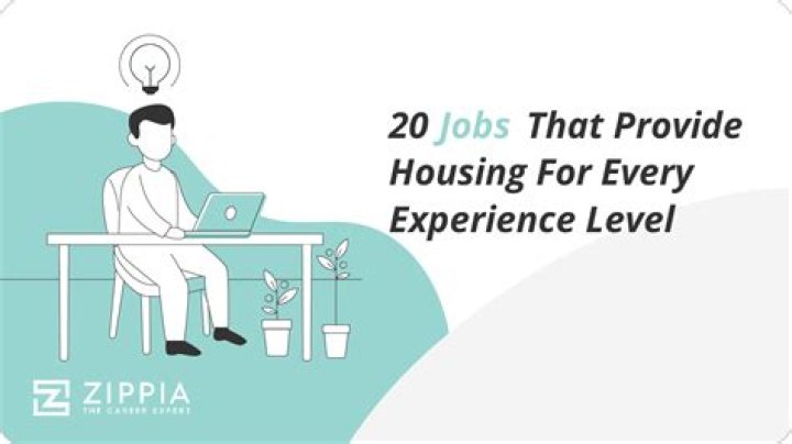What types of jobs provide housing?