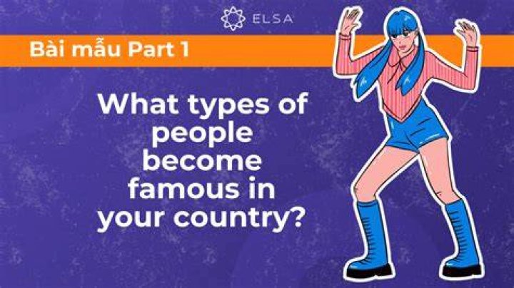 What types of people become famous?