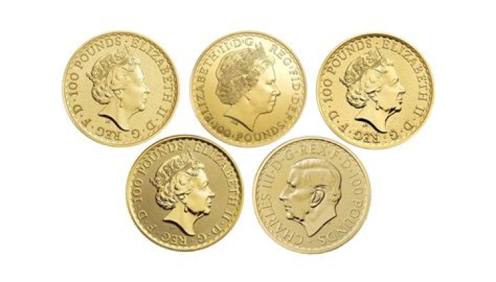 What UK coins are gold?