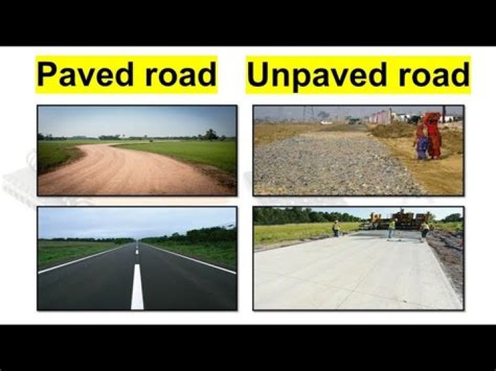 What was the advantage of paved road?