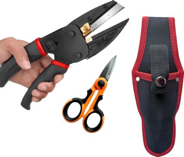 What was the first pair of scissors made of?