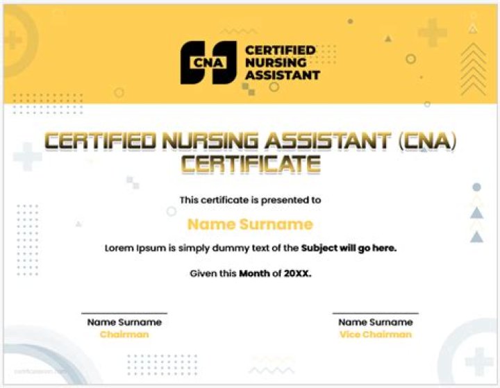 When did certified nursing assistant start?
