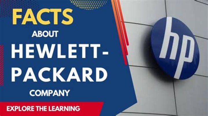 When did Hewlett Packard become a company?