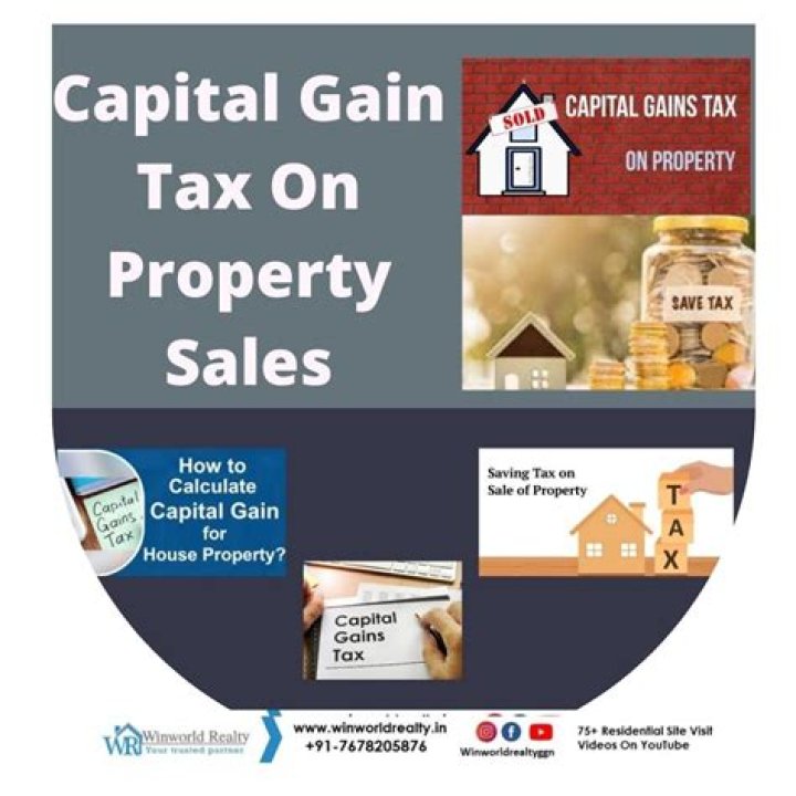 When do you pay capital gain tax on sale of property?