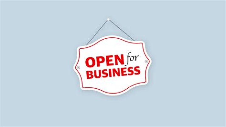 When does a business officially open for business?