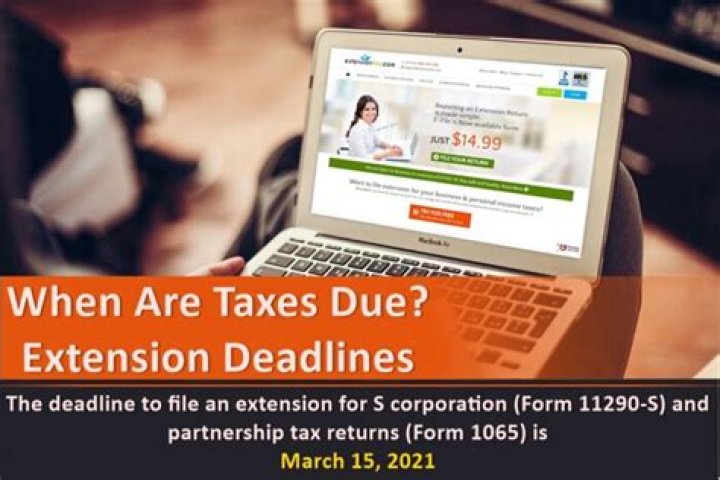 When is the deadline to file an extension?
