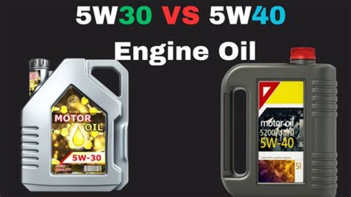 When should I use 5W-30 oil?