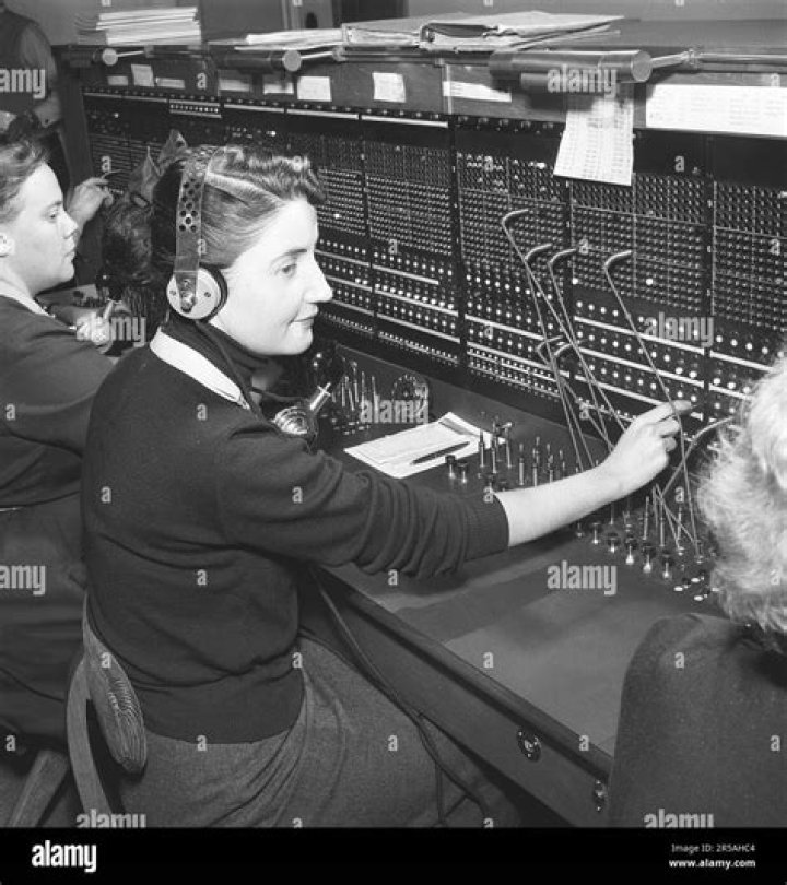 When was the last switchboard operator?