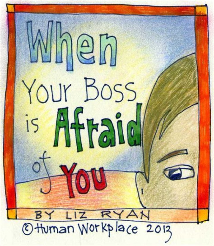 When your boss is jealous of your success?