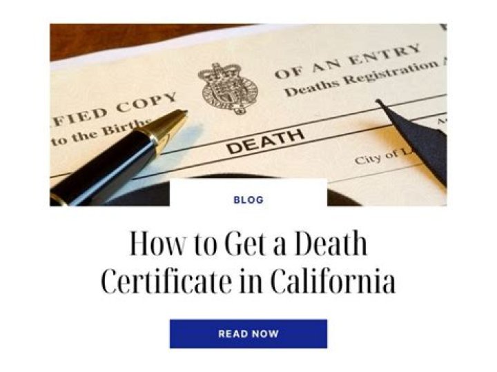 Where can I find the date of death in California?
