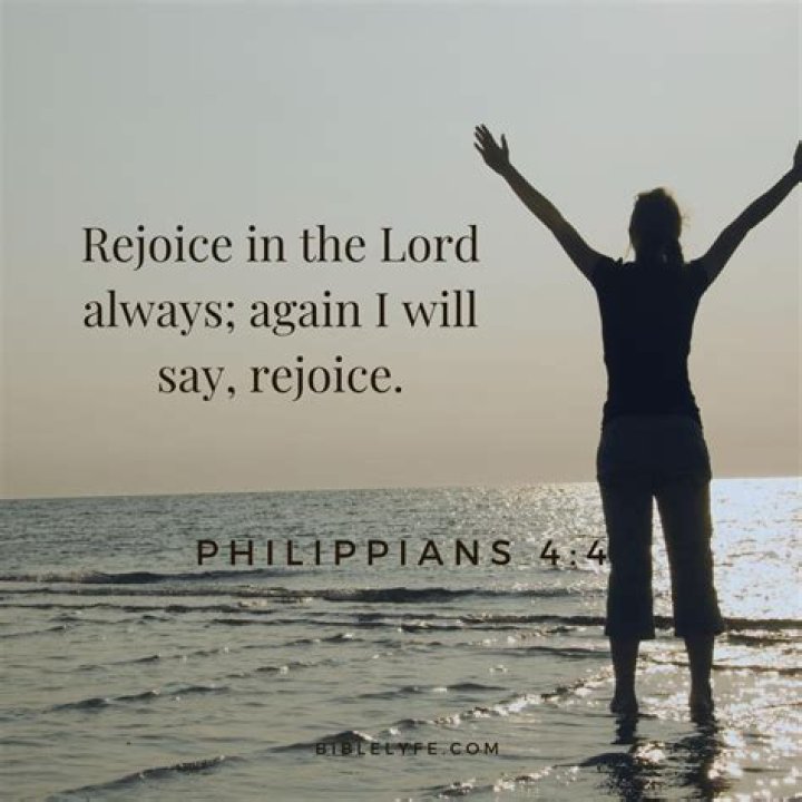 Where in the Bible does it say rejoice when someone dies?