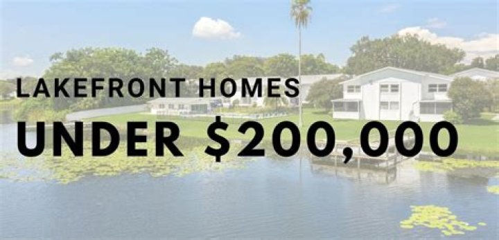 Where is the cheapest lakefront property?