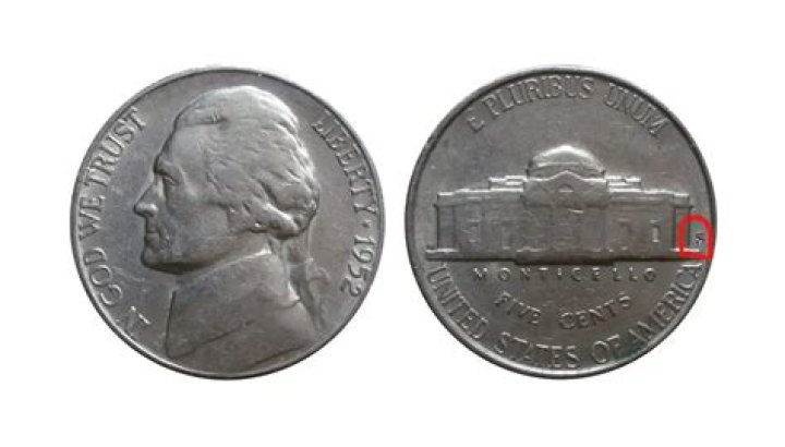 Where is the mint mark located on?