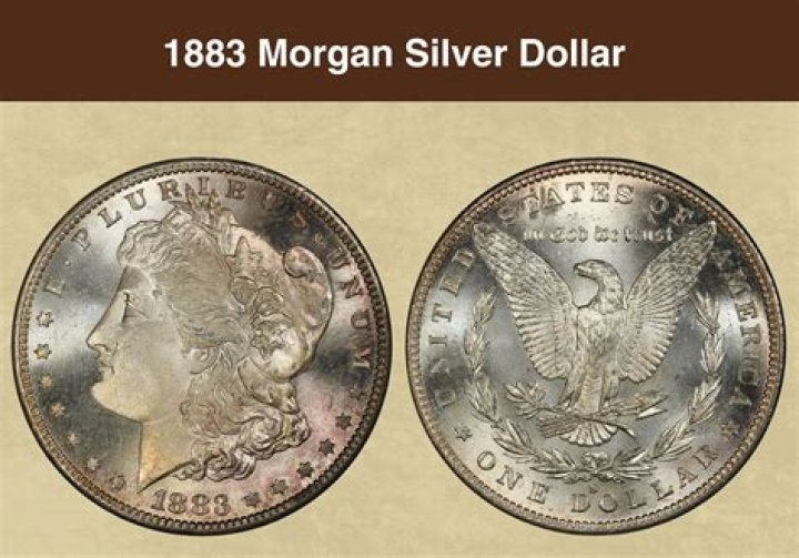 Where is the mint mark on a 1883 Morgan dollar?