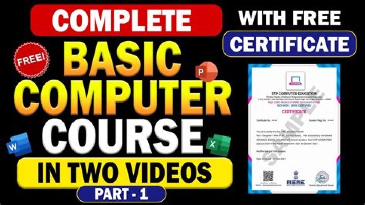 Which computer certificate course is best?