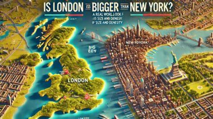 Which is bigger London or New York City?