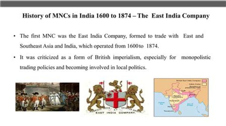 Which is the first MNC in India after independence?