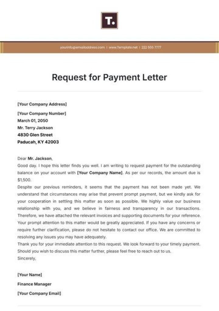 Which is the right way to request payment?