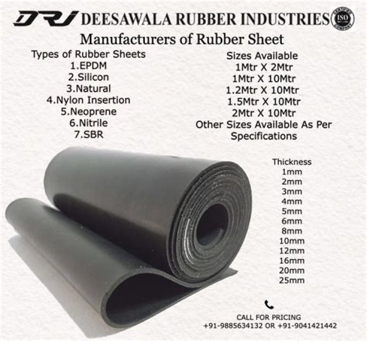 Which one is types of rubber sheets?
