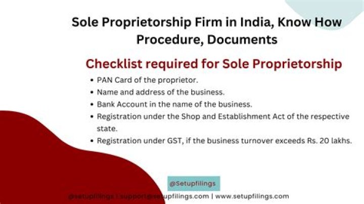 Which type of firm is sole proprietorship?