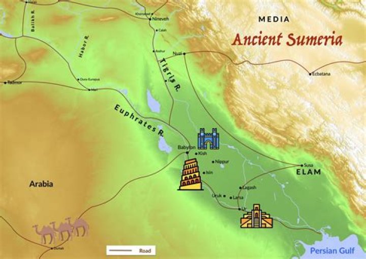 Who did the Sumerians trade with?