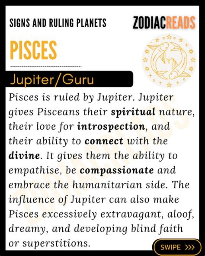 Who is Pisces ruled by?