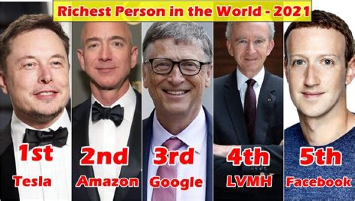 Who is the 4th richest man in the world 2021?