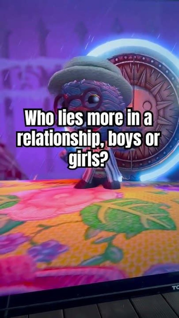 Who lies more in a relationship?