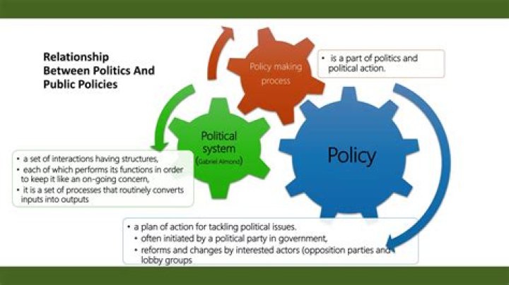 Who makes public policy in the form of law?