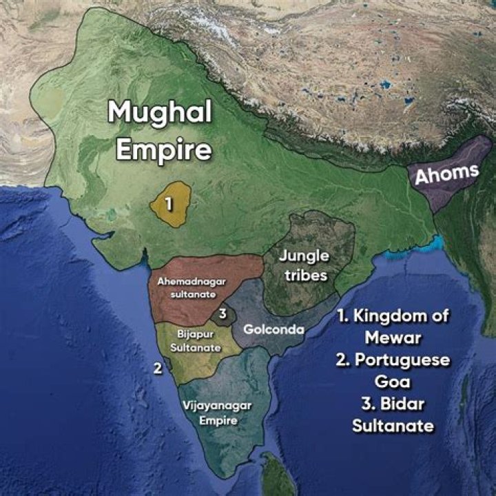 Who ruled India in 1 AD?