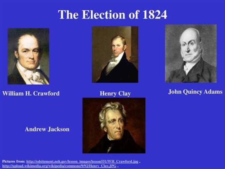 Who supported Andrew Jackson in the election of 1824?