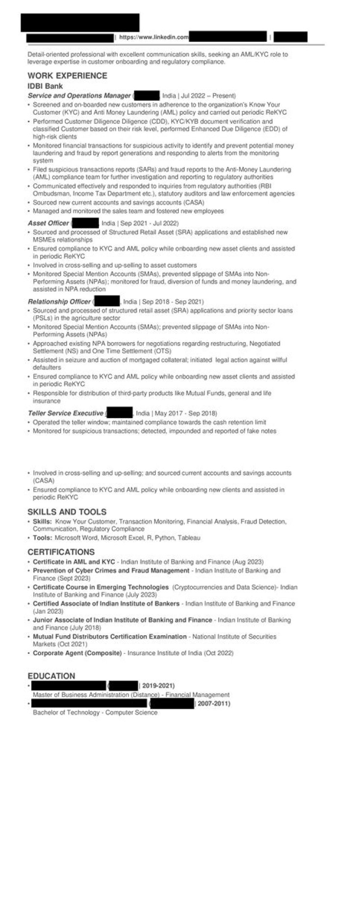 Why am I not getting callbacks on my resume?