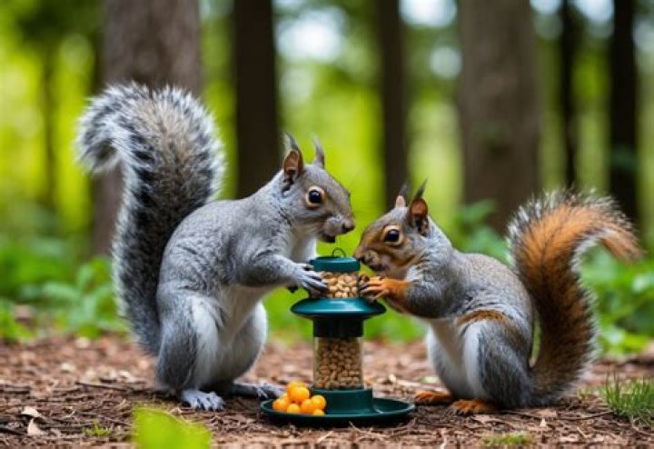 Why are grey squirrels a problem?
