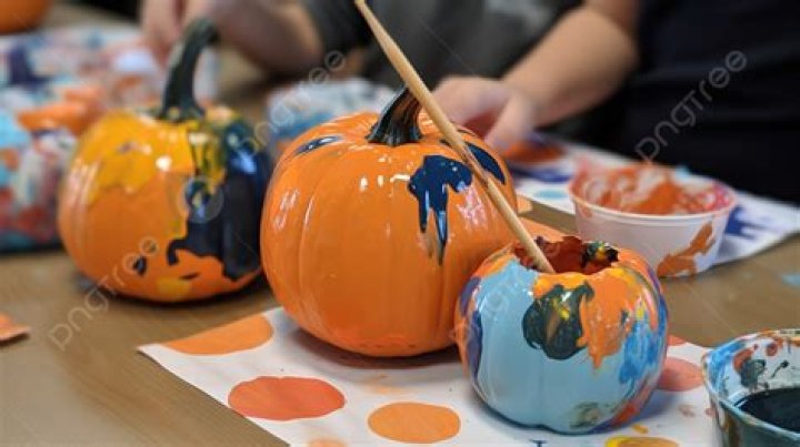 Why are people painting their pumpkins blue?